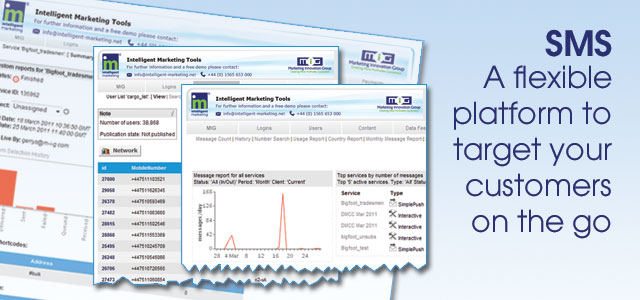 SMS - A flexible platform to target your customers on the go.